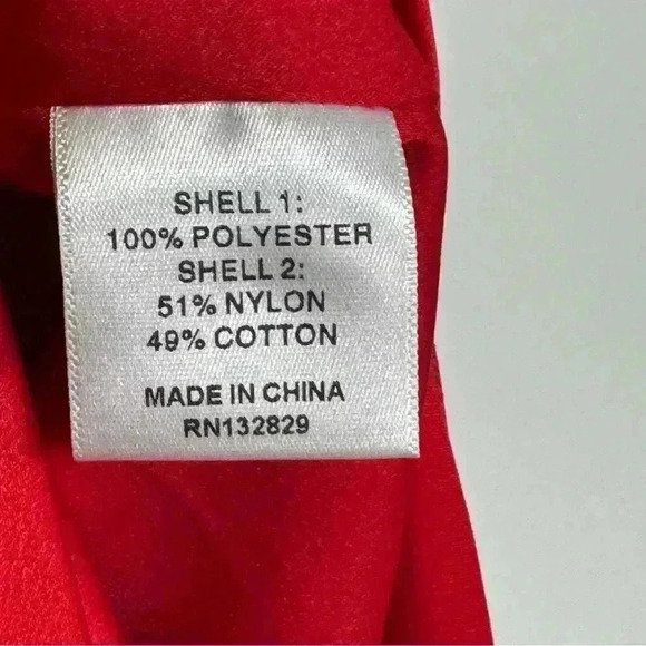 Lovers + Friends Sylvia Red Maxi Whimsigoth Lace Ruffle Satin Slit Dress Size S - Picture 15 of 16